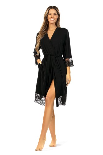 ROSALINE SZLAFROK WISKOZOWY CZARNY (1)