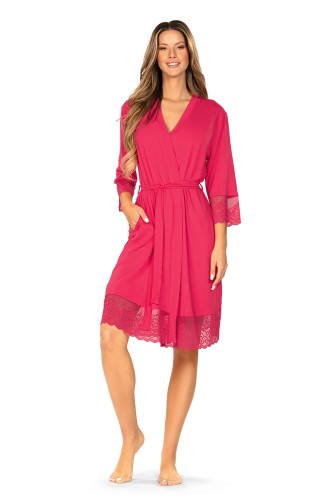 ROSALINE SZLAFROK WISKOZOWY MALINOWY (1)